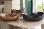 Decorative Arts landing page showing three (3) wood bowls by George Peterson and Circle Factory.