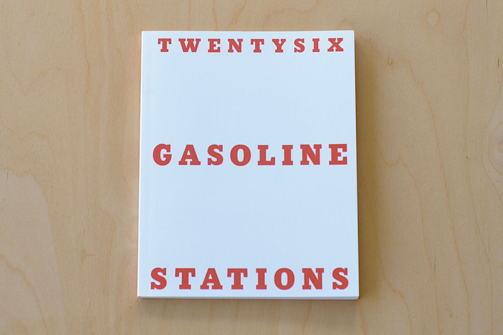 Twenty Six Gasoline Stations is a rare artist book by Takashi Homma.