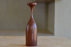 Serratus Pepper Mill in Cocobolo by Tantalus. Made in Canada with Danish grinding mechanism. Just twist. Works with rock salt. Designed y Tantalus Design.