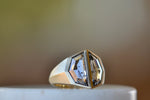 Double Shield Diamond Ring