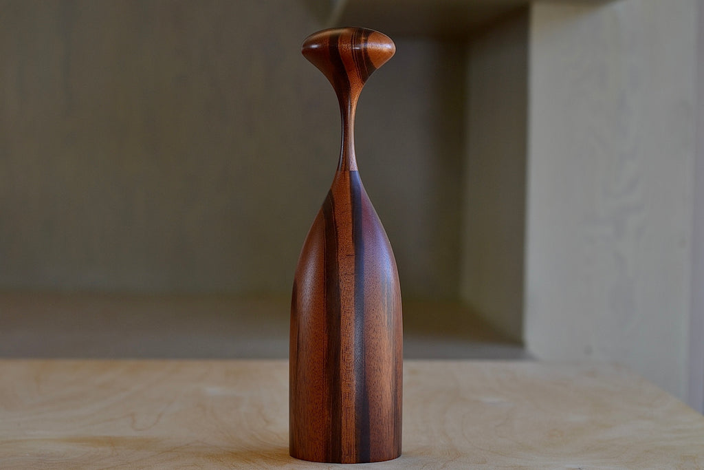 Serratus Pepper Mill Grinder designed by Tantalus in Goncalo Alves.