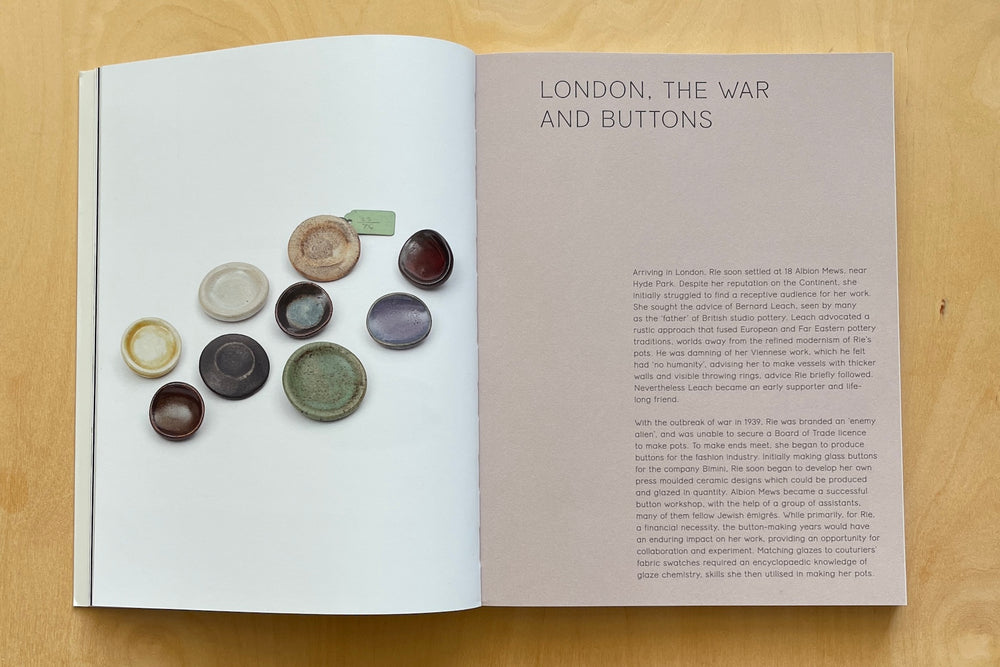 Lucie Rie: The Adventure of Pottery is the official catalogue for the 2023 Kettle's Yard exhibition with essays by Edmund de Waal and others.