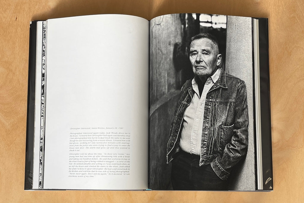 Portrait of Christopher Isherwood by Alice Springs A.K.A June Newton.