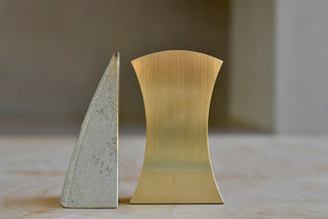 Japanese Brass Bookends made in Toyama.