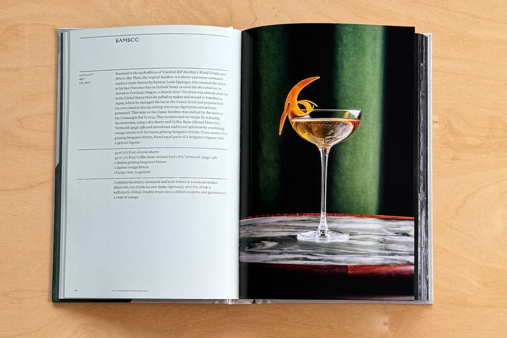 Bamboo cocktail from The Connaught Bar : Recipes and Iconic Creations by Agostino Perrone.