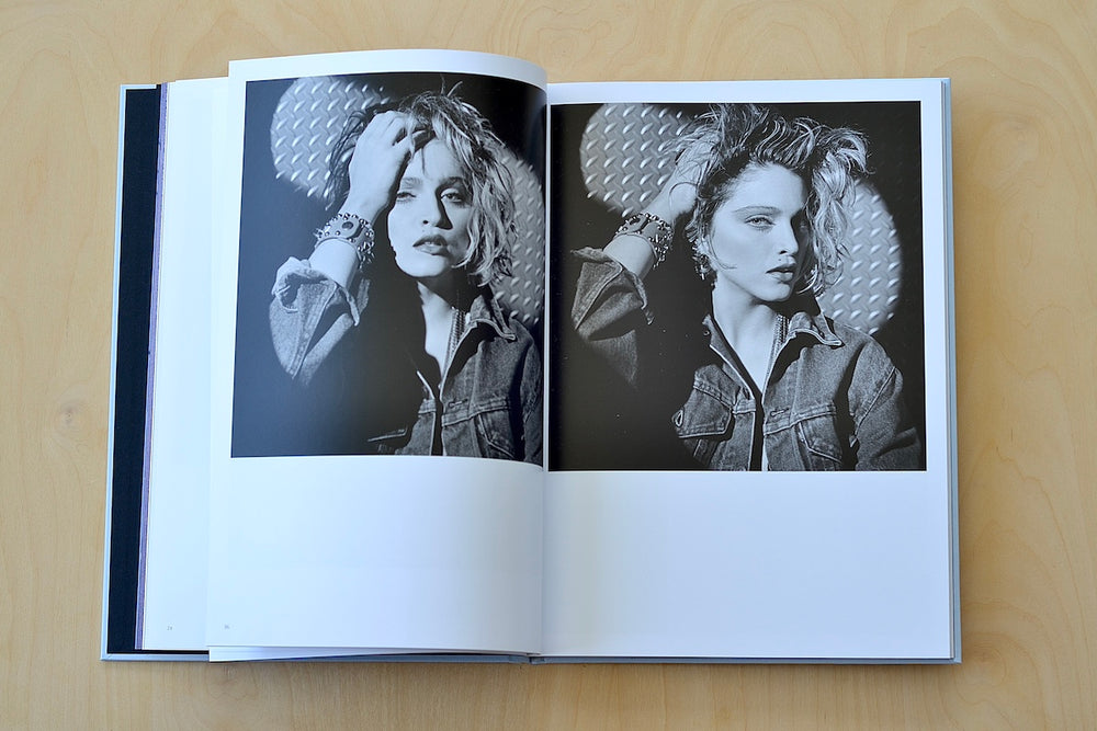 A few more shots from Madonna 1984 hardcover book with photographs by Andrew Caulfield created for Borderline music video by Mary Lambert. Rare, signed and numbered. 