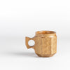 Medium Wood Jincup from Akihiro Woodworks is a hand carved Tabunoki mug. The wood will darken over time. Made by Akihiro Woodworks in Kagoshima, Japan.