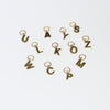 Full set of brass letter keyrings, key rings, key chains in brass by Carl Aubock.