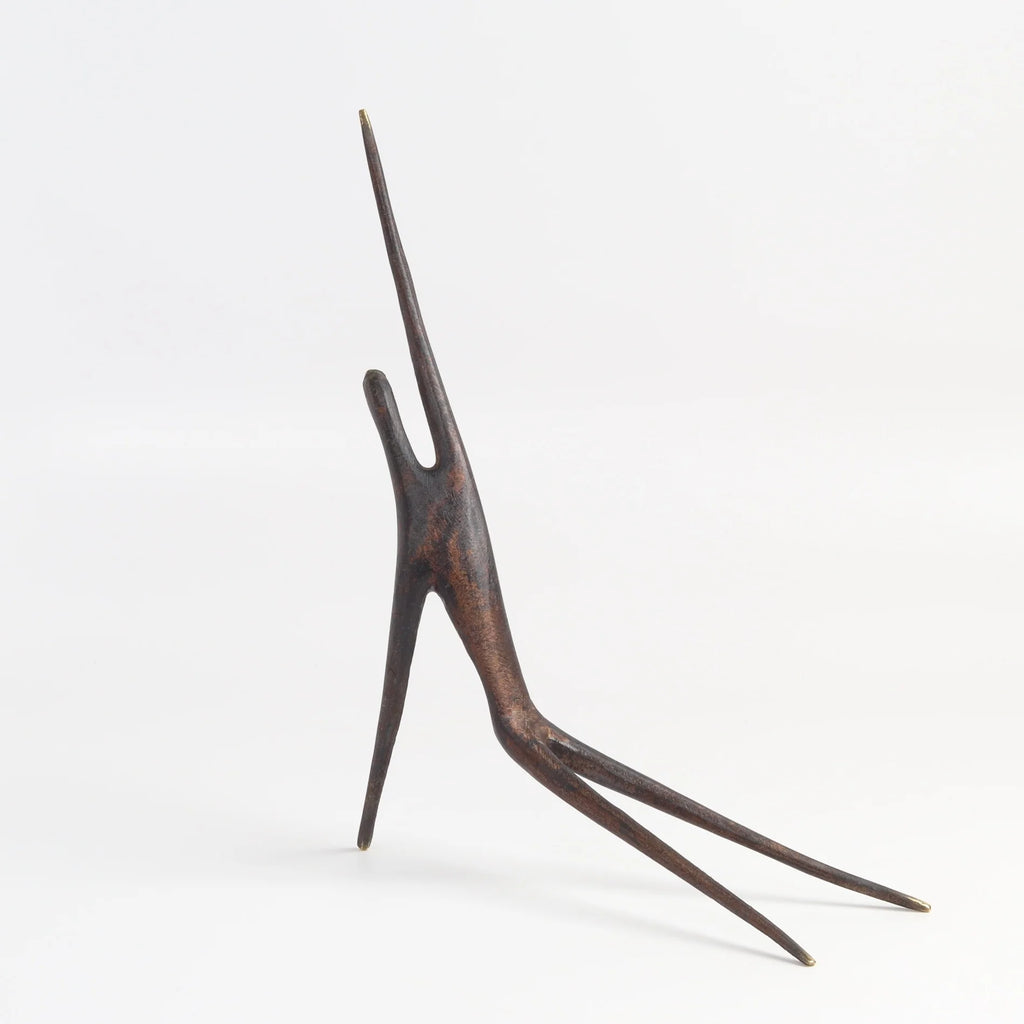 Werkstette Carl Aubock Sculpture "Athlete" 4057 on white.