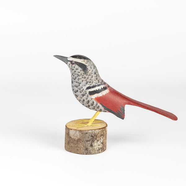 Decorative Wood bird from Brazil - Choquinha
