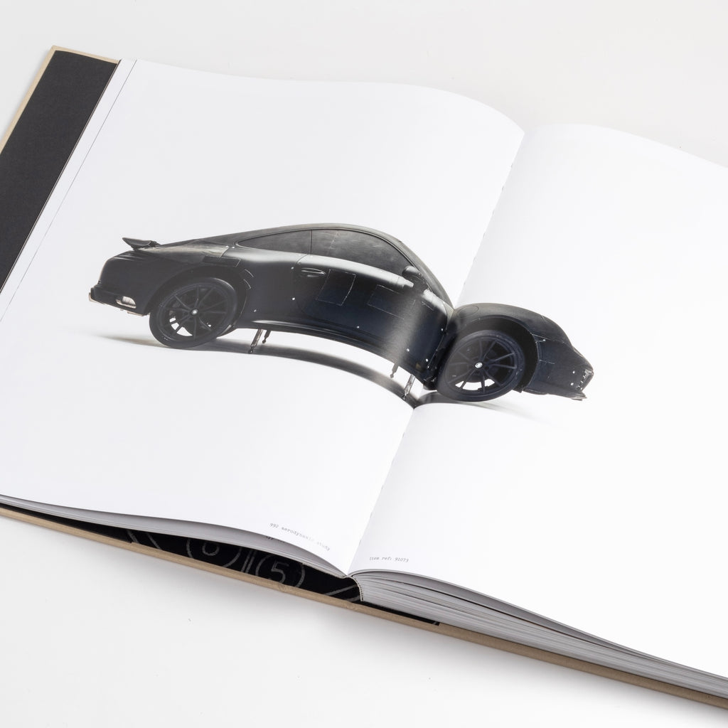 Page from Artifacts Porsche Book published by ERG showing porsche.