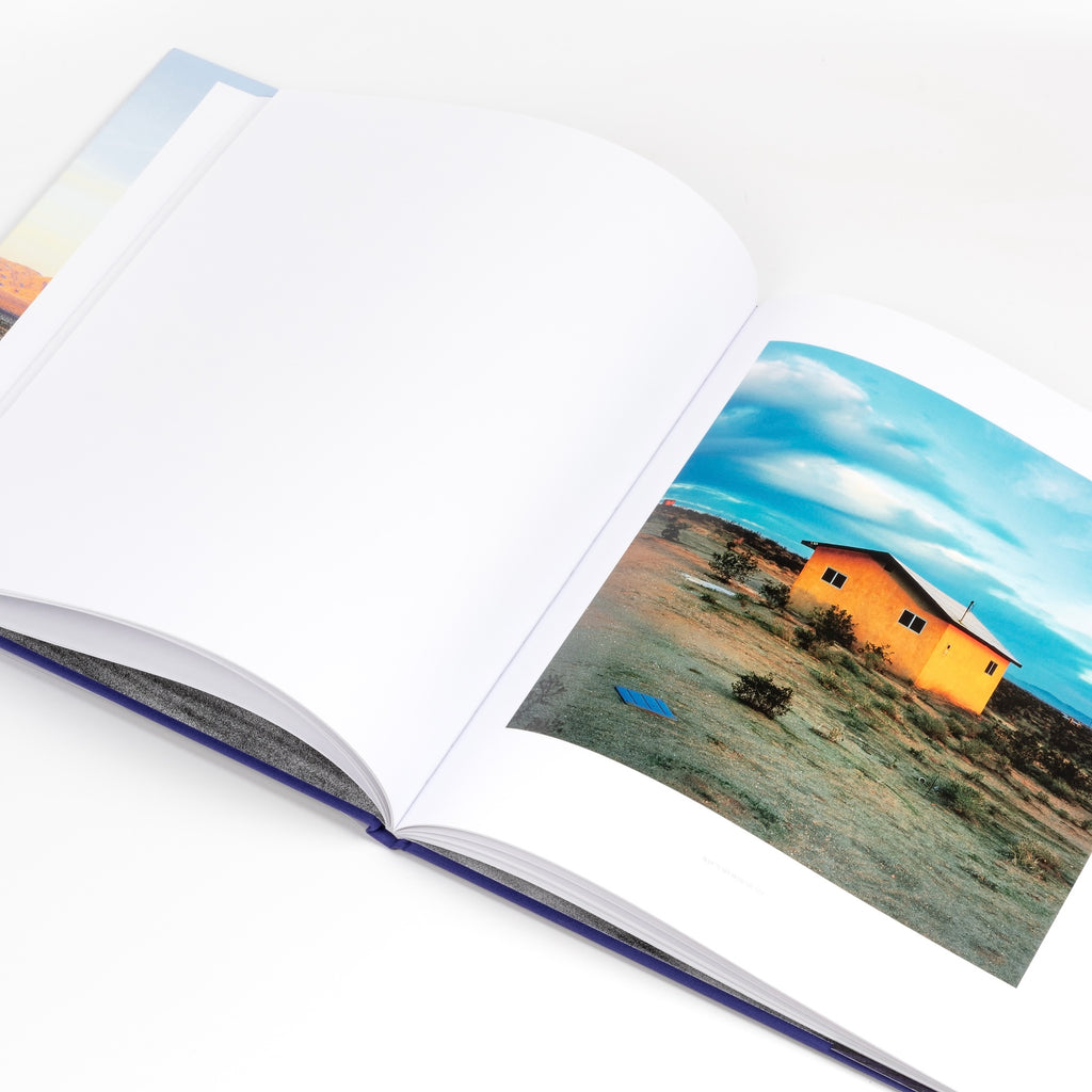 Page from John Divola's Isolated Houses.