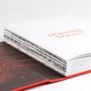 Close up of Suisse binding on Prancing Horses that allows for a flat view.