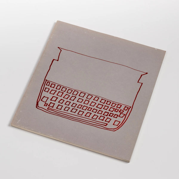 Vintage book "Typings" (1974-1977) by poet Christopher Knowles. One of 1000 copies in Softcover. Includes poetry that became the libretto for Robert Wilson's Einstein on the Beach. Excellent condition.