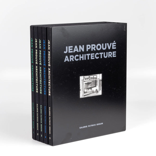 Jean Prouvé Architecture: Five-Volume Box Set No. 1 from Galerie Patrick Seguin.