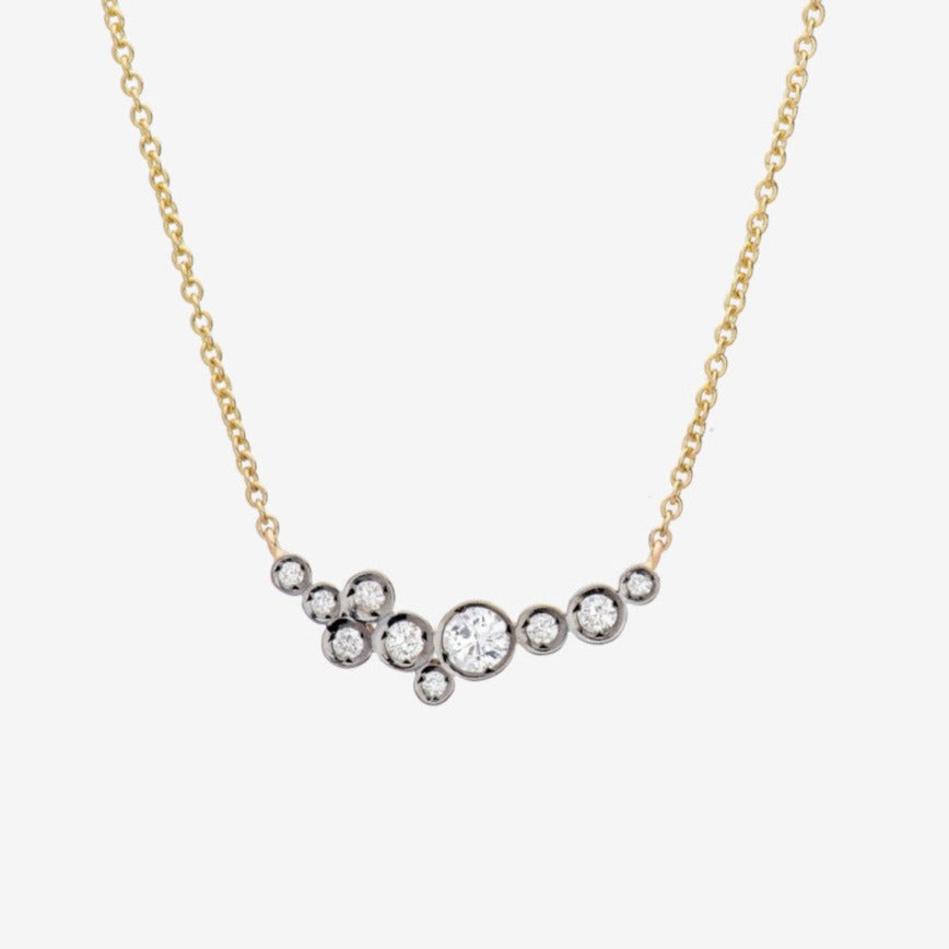 Celeste necklace by Yannis Sergakis on white.