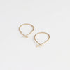 Carla Caruso 14k Yellow Gold Ribbon Hoops in Small