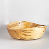Side view of Circle Factory Bowl in Maple 15.5x 5 ibe George Petersen.