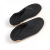 Glerups felt slippers from Denmark available in European sizes.