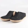 Glerups felt slippers from Denmark available in European sizes.