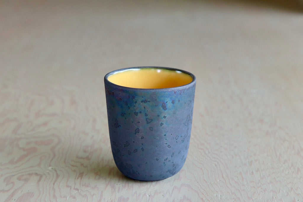 One Kiln Petit Cup Ash + Yellow