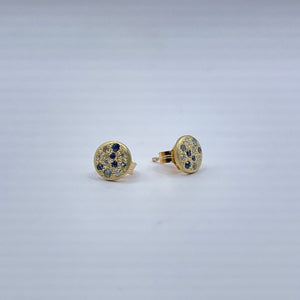 Tidal Pool studs by Adel Chefridi on white.