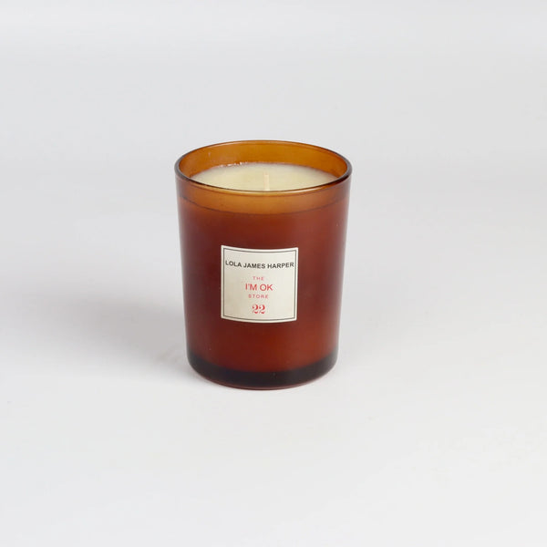 I'M OK special candle by Lola James Harper.