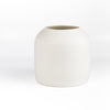 Lilith Rockett Urn Vase is wheel thrown porcelain with gloss glaze on the interior and an unglazed exterior.