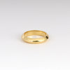 Basic Double Row Knife Edge wedding band ring by Lizzie Mandler .