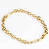 City Links Extra Small bracelet by Marian Maurer is a link bracelet is made out of basic links in Marian's signature smooth and silky 18k yellow gold with satin finish. This bracelet&nbsp; has a hook and eye closure with a safety to stay on forever. Handcrafted in Brooklyn.