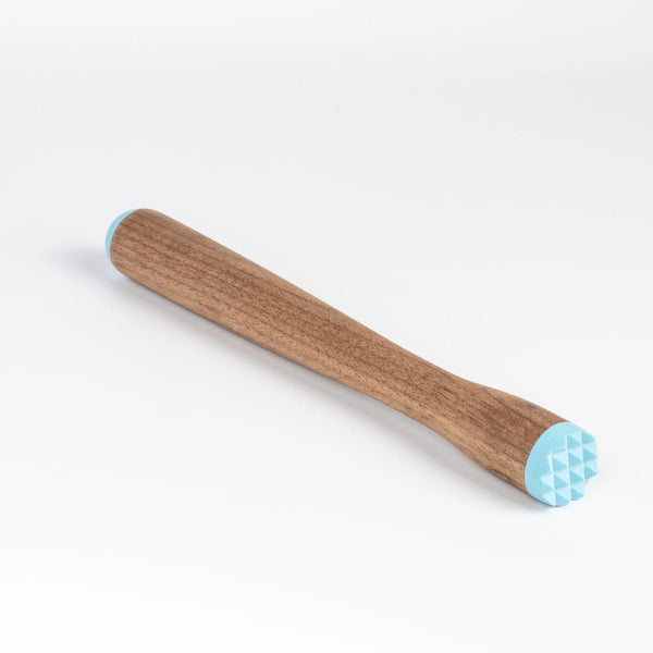 Walnut & Corian cocktail Muddler made in USA. 