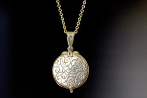 Back of North Star Locket by Arman Sarkysian.