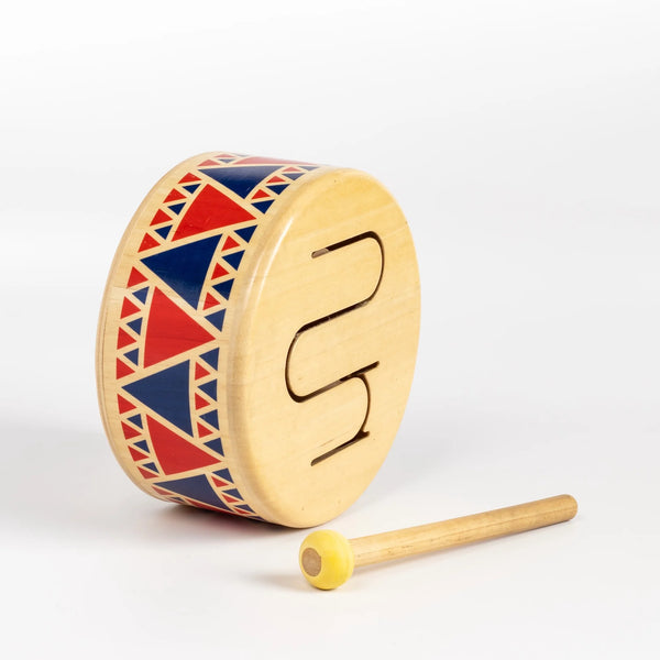 Solid Wood drum bu Plan Toys.