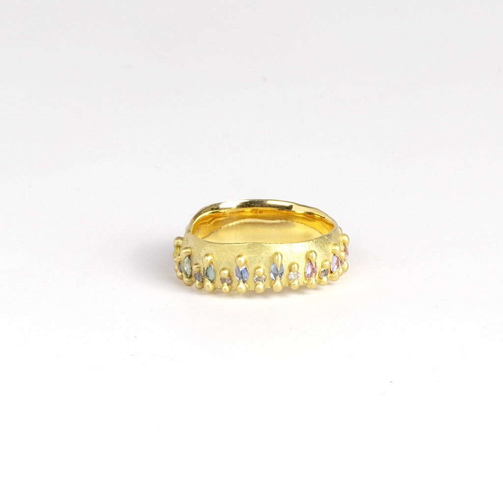 One more of the Noelle ring band mby Polly Wales.