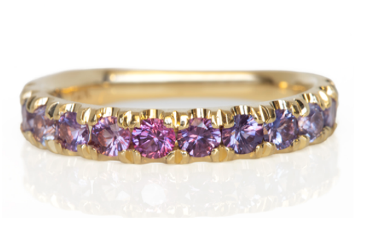 Studio shot of sapphire euro band.