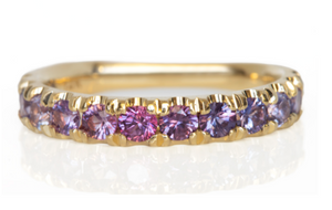 Studio shot of sapphire euro band.