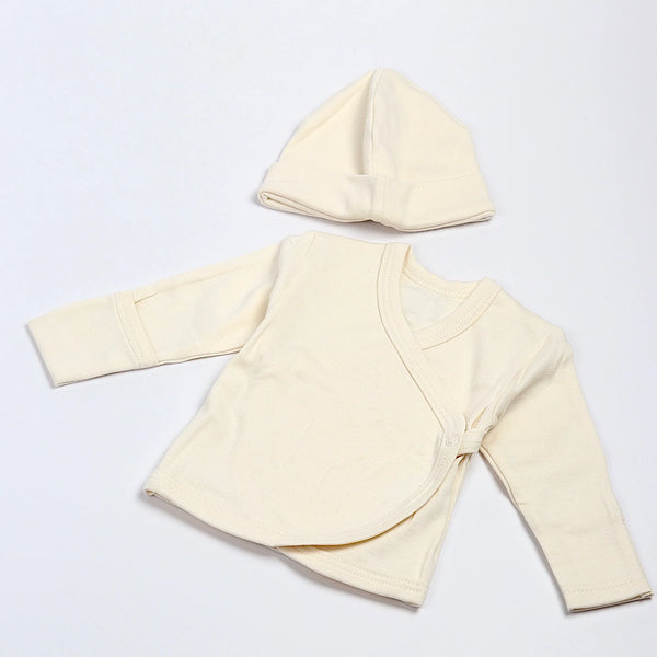 Baby Cardigan and Cap by Fog Linen.