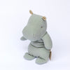 Medium Hippo in Blue Gray grey by Maileg. Made in Denmark with Linen and cotton ears.