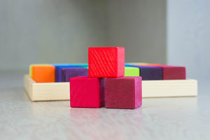 Colored wood Blocks by grimm .