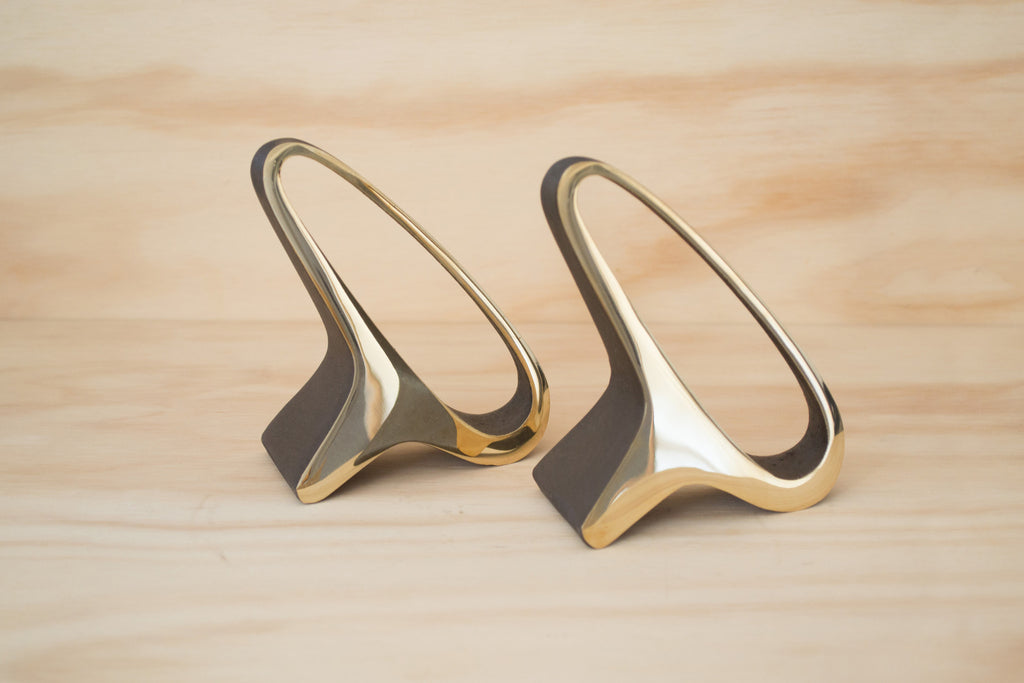Carl Aubock 3848 Brass Bookends | OK