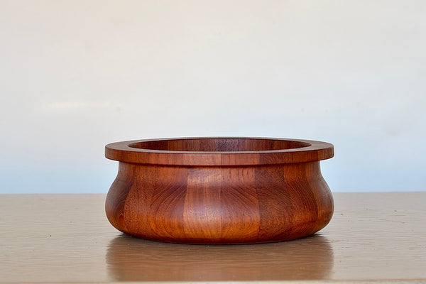 Vintage Dansk Staved Teak Salad Bowl designed by Jens Quistgard.