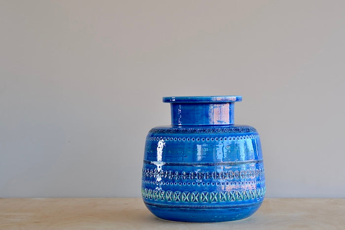 Rimini Blu Short Round Vase