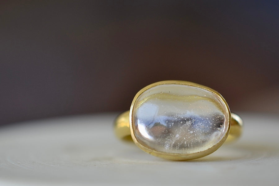 Crystal Greek Ring