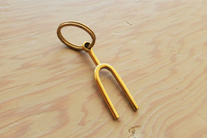 Aubock Key Rings  "Tuning Fork #7225"