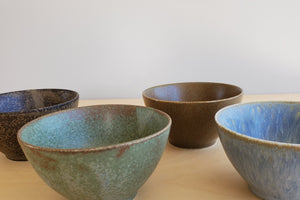 Set of 4 ceramic Japanese Bowls.