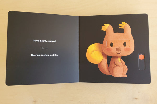 Good Night Buenas Noches is a bilingual board book for young kids.