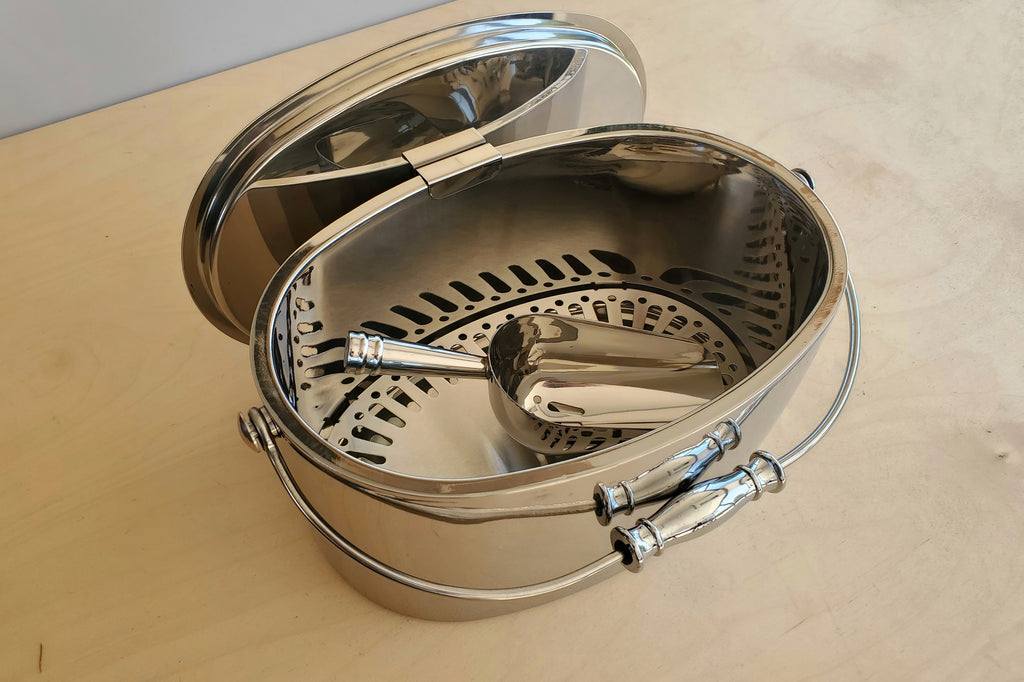 Crafthouse Ice Bucket in stainless steel.