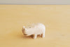 T-lab wooden animals are handmade in Bali from albizia wood, a lightweight fast-growing wood from the South Pacific. A natural wood hippo.