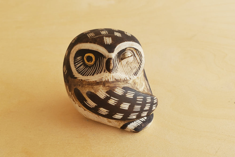 One of three Gustavsberg owls.