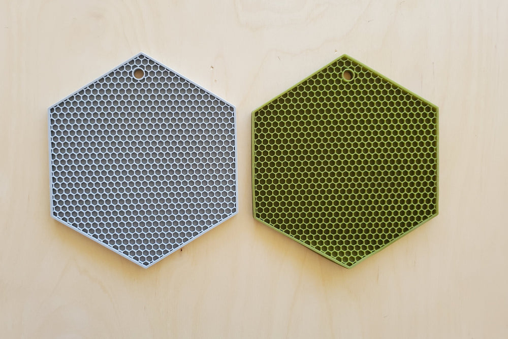 Honeycomb Silicon Trivet